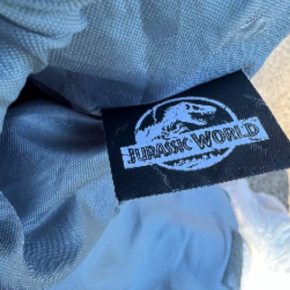 Jurassic World 2018 Metallic Plush Dinosaur Tail Mini Backpack - Picture 5 of 5